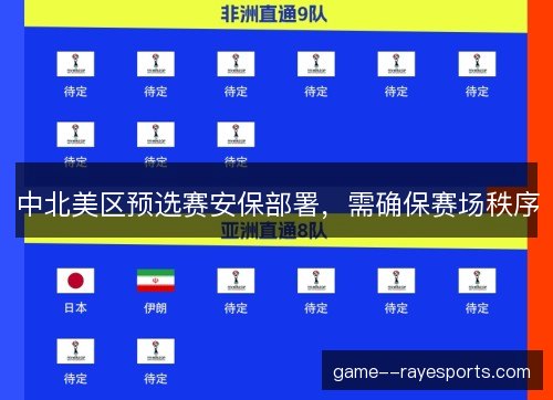 中北美区预选赛安保部署，需确保赛场秩序